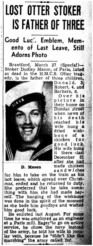 Dudley Mason obituary