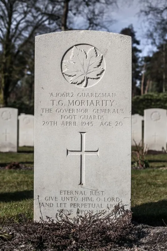 T.G. Moriatiry Headstone